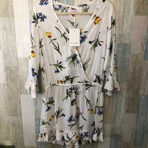 Piyama Harper Feminine Cottagecore Romper - NWT's - Picture 5 of 13